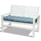 Duck Covers Indoor/Outdoor Bench Cushion, 42 x 18 x 5", Lilac Festival DCLFBN42185 - alternate 2